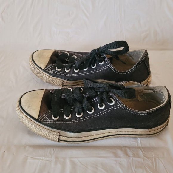 Converse All Star Chuck Taylor Low Top Black Men 4.5 Women's 6.5 - Picture 5 of 9